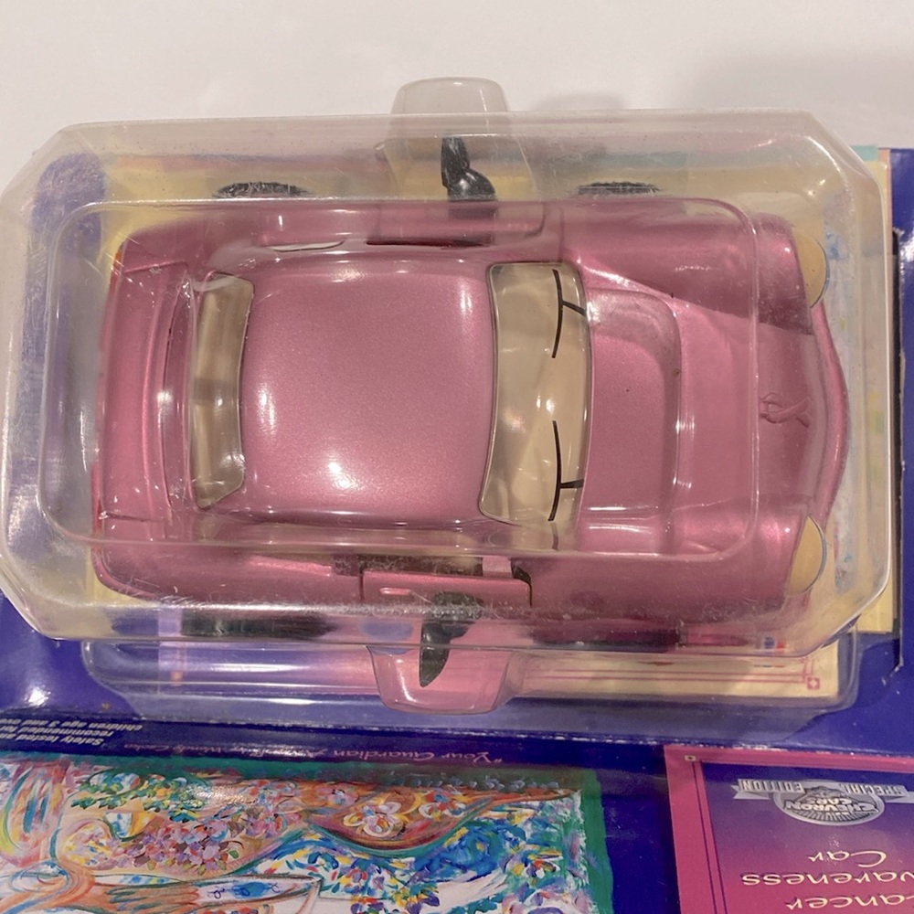 Vintage Breast Cancer Awareness Special Edition Chevron Car NWOT - Picture 3 of 16